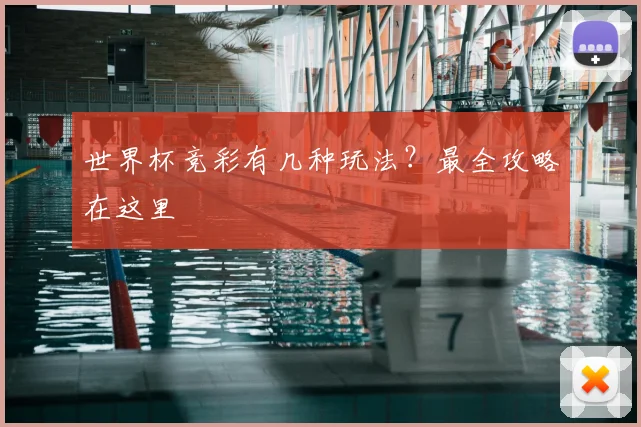 世界杯竞彩有几种玩法？最全攻略在这里