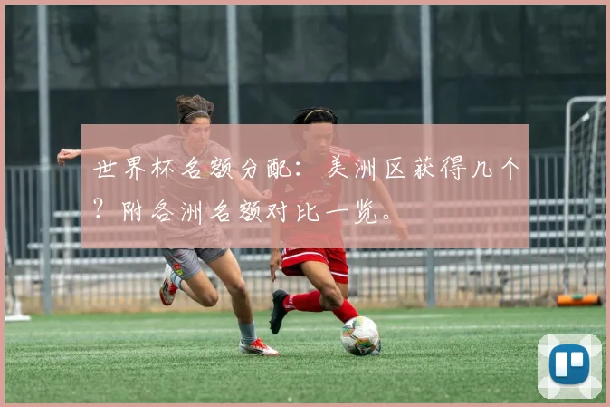 世界杯名额分配：美洲区获得几个？附各洲名额对比一览。